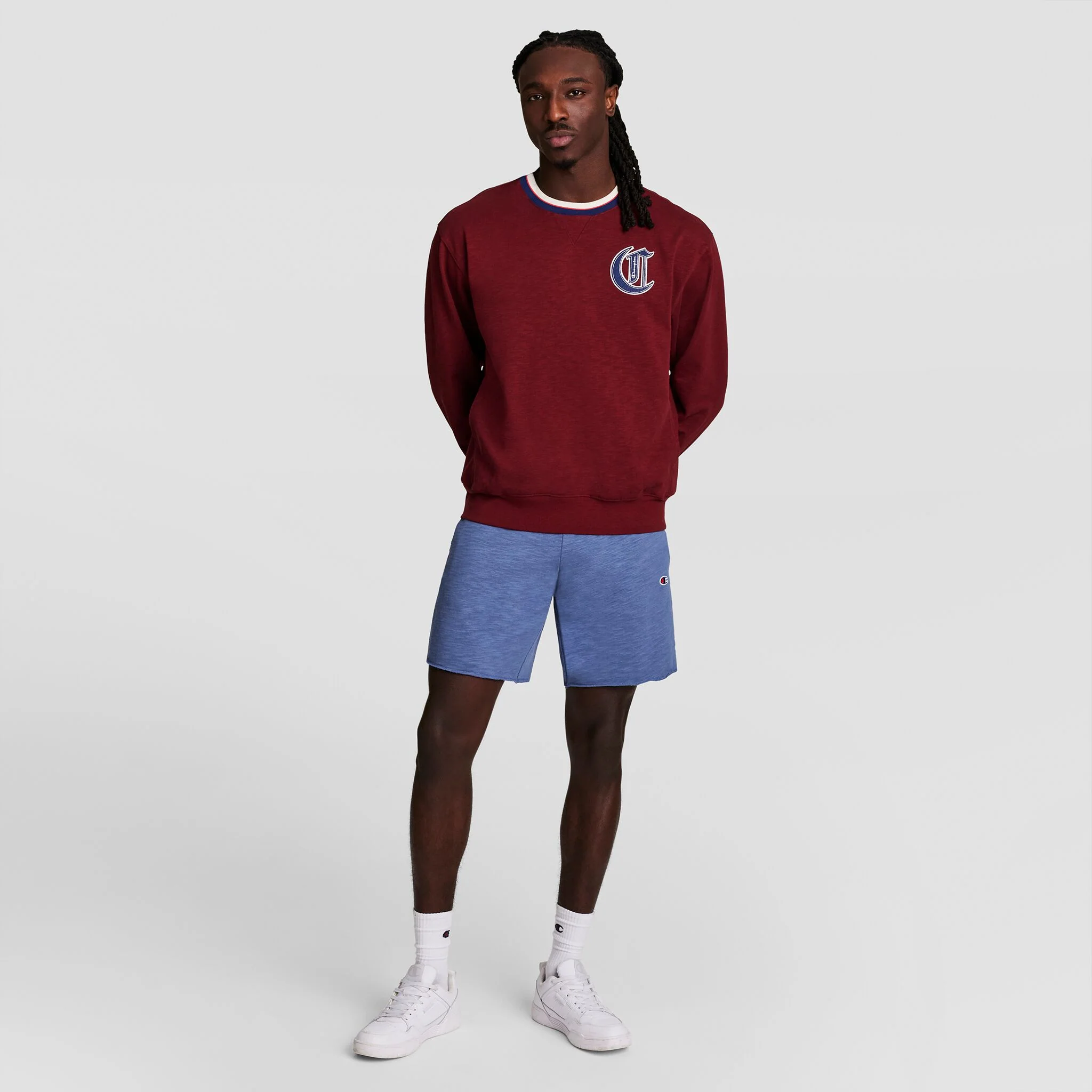 9" Modern Retro Washed Shorts, C Logo - Image 4