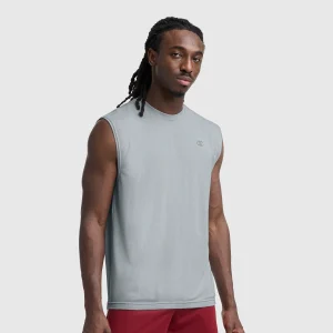 Sport Crewneck Muscle Tee, Script Logo