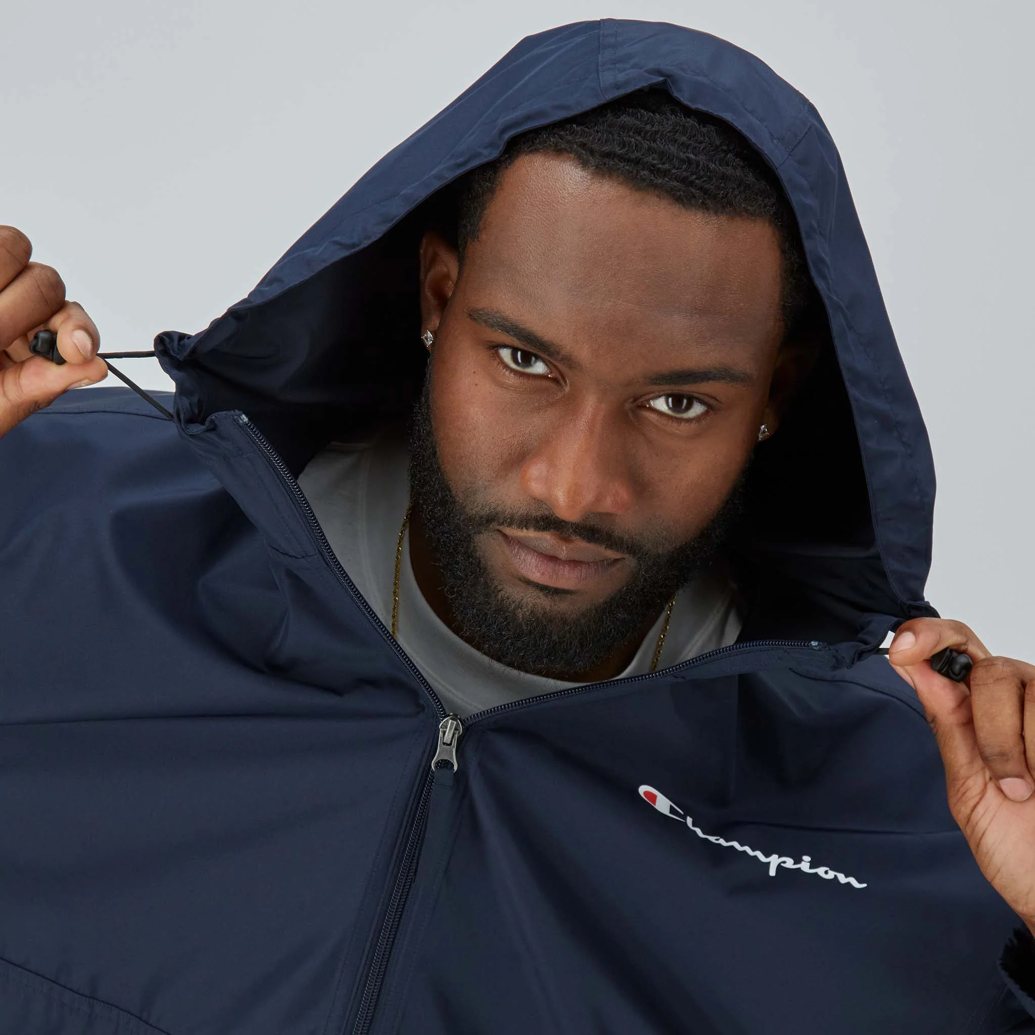 Stadium Packable Jacket, Script Logo - Big & Tall - Image 4