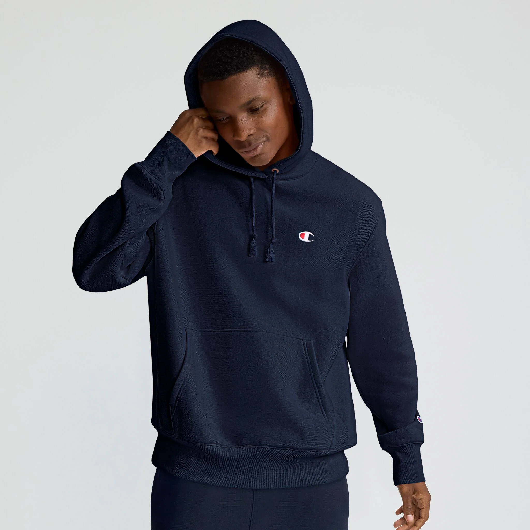 Reverse Weave Hoodie, C Logo