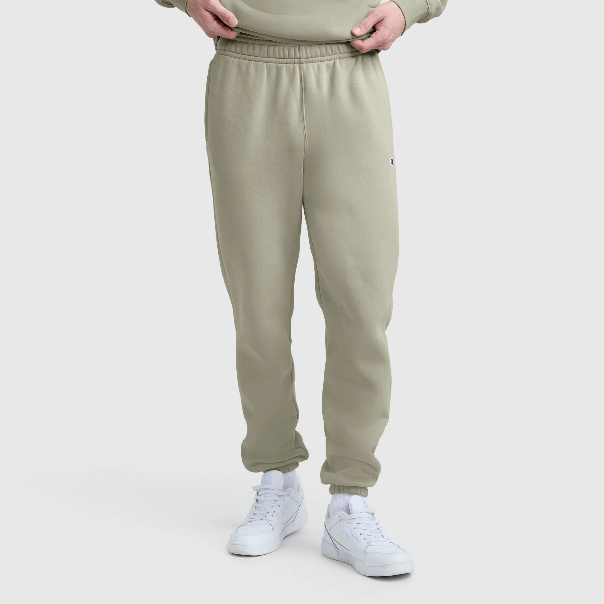 Powerblend Sweatpants, Cinched Bottom, C Logo