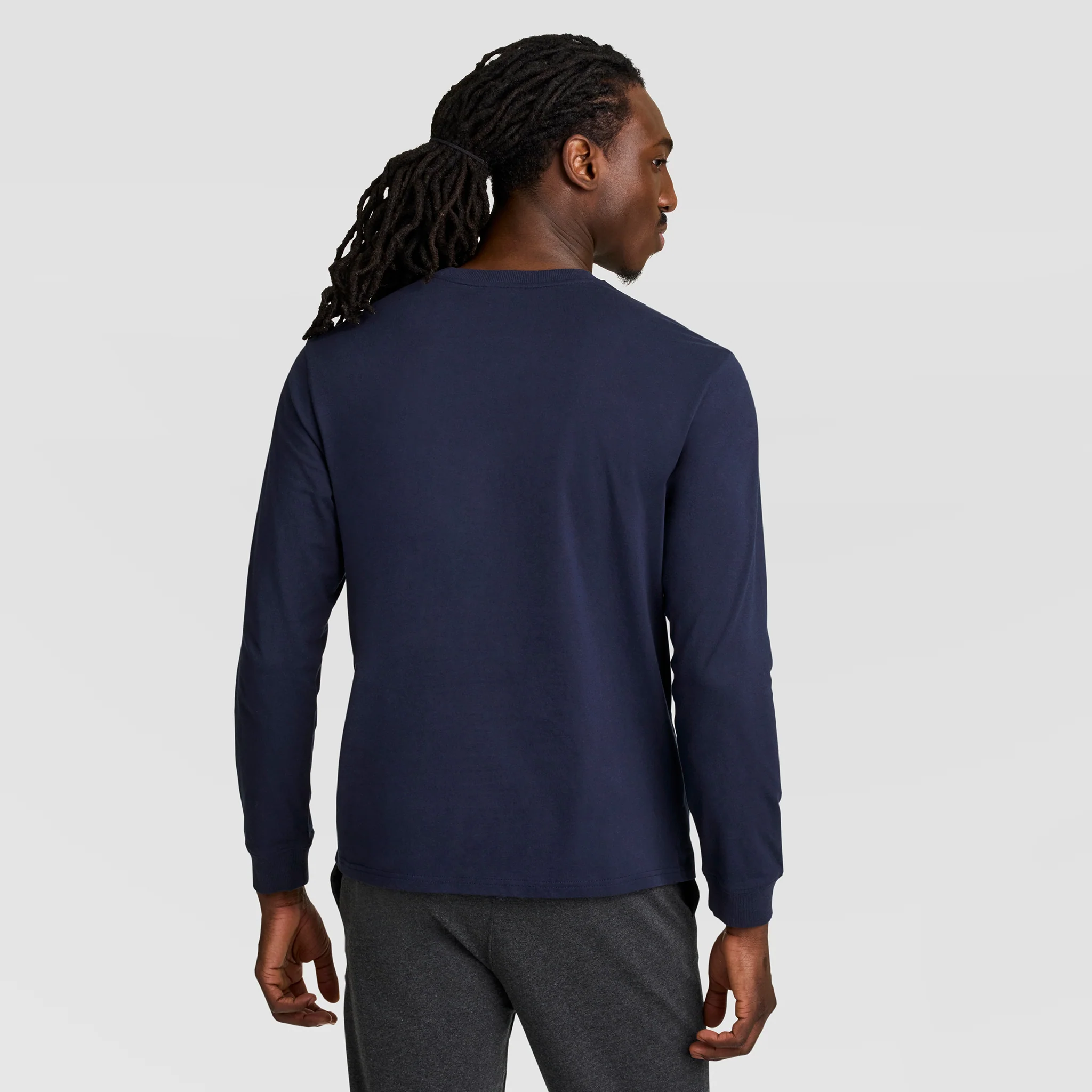 Classic Long Sleeve T-Shirt, Embroidered C Logo - Image 2