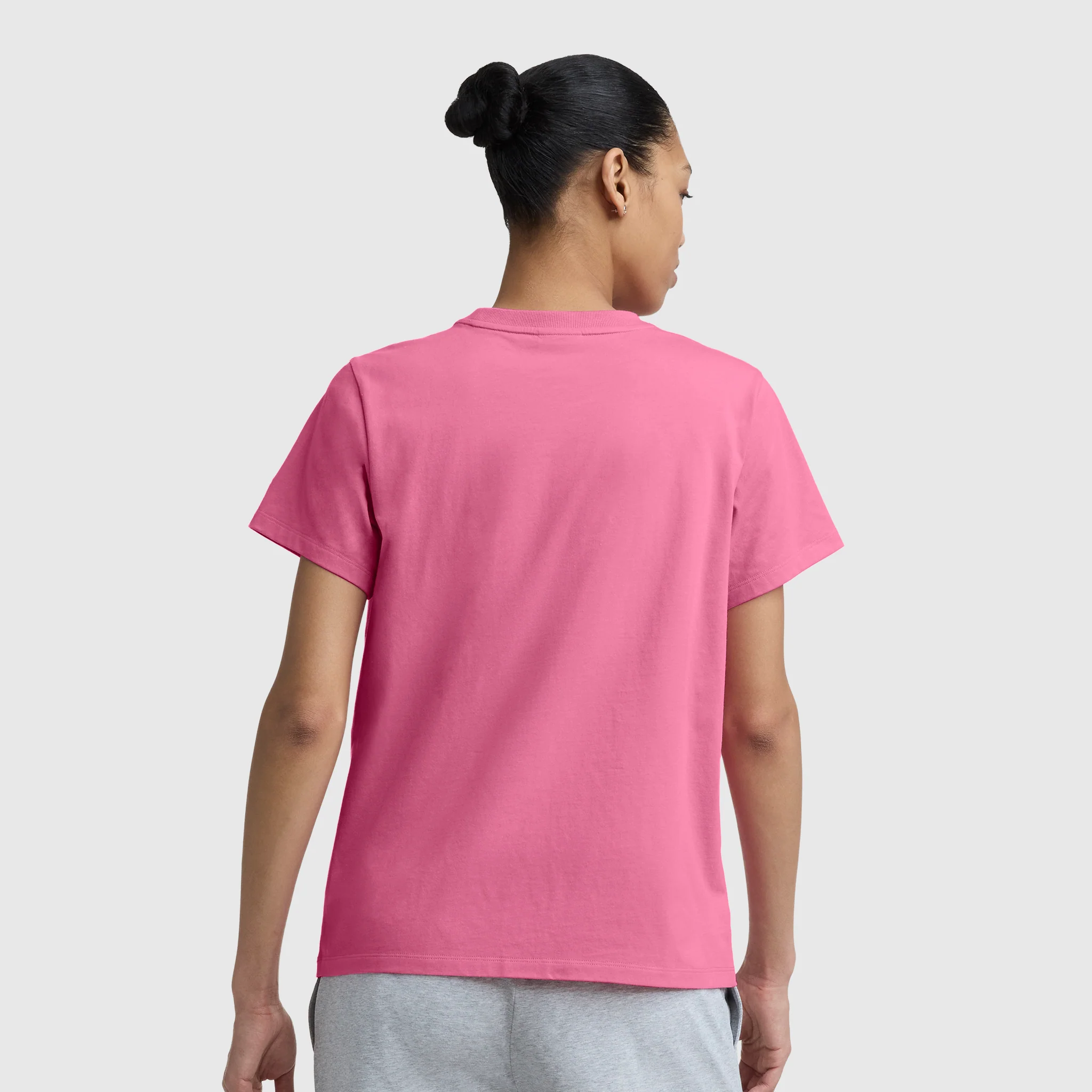 Painted Bouquet Graphic T-Shirt, C Logo - Image 2