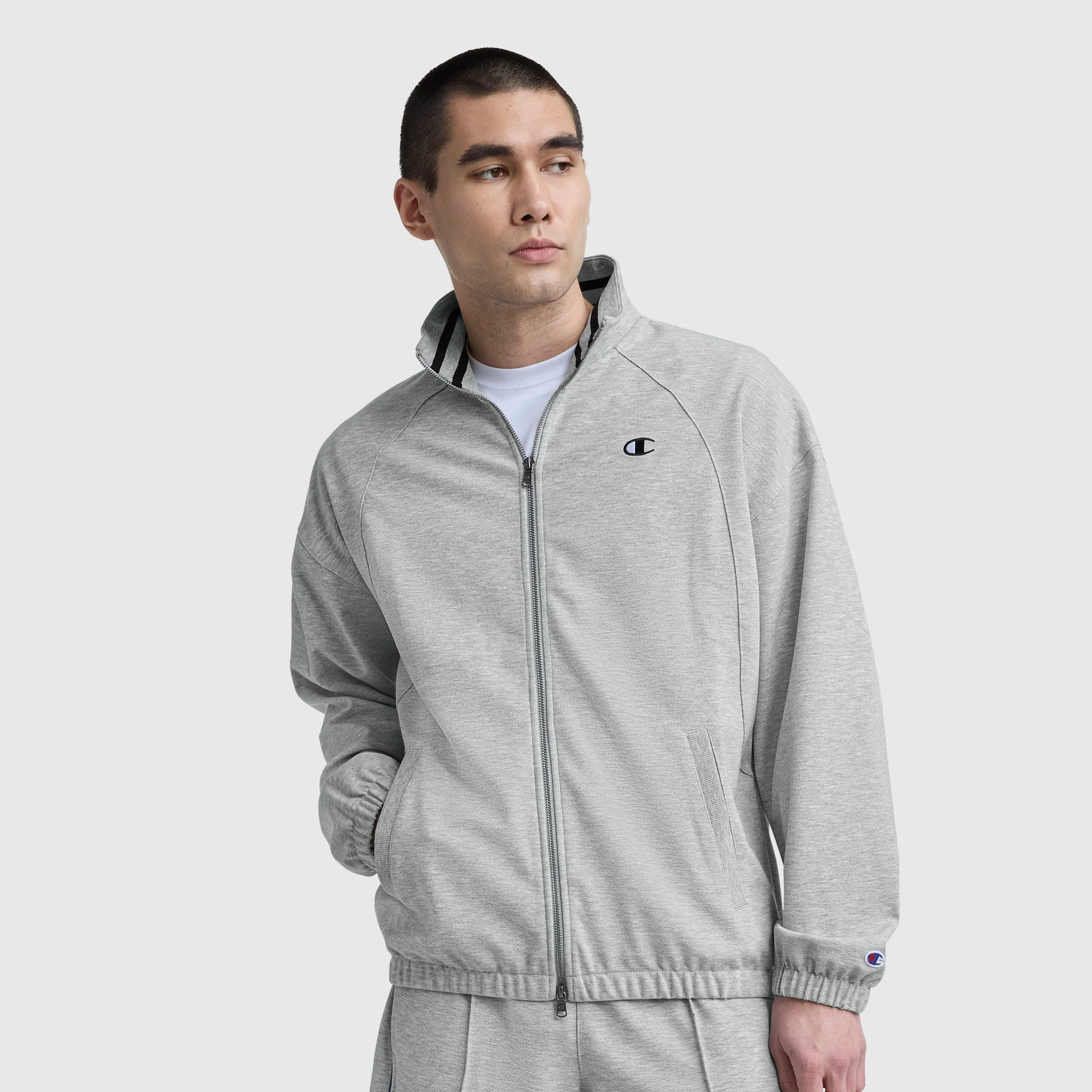 Gameday Full Zip Mock Neck, C Logo