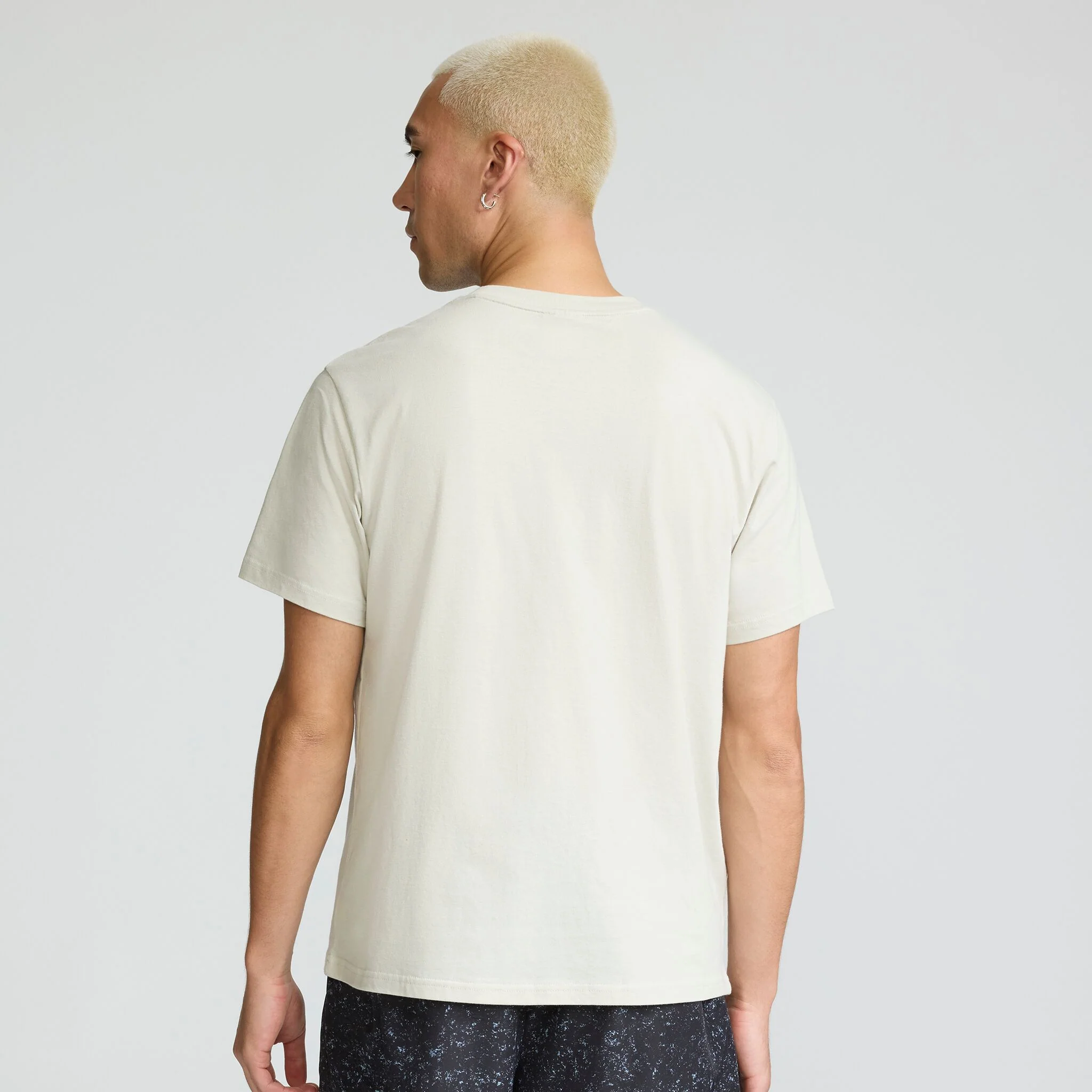 Classic Graphic T-Shirt, Tonal Script Logo - Image 2