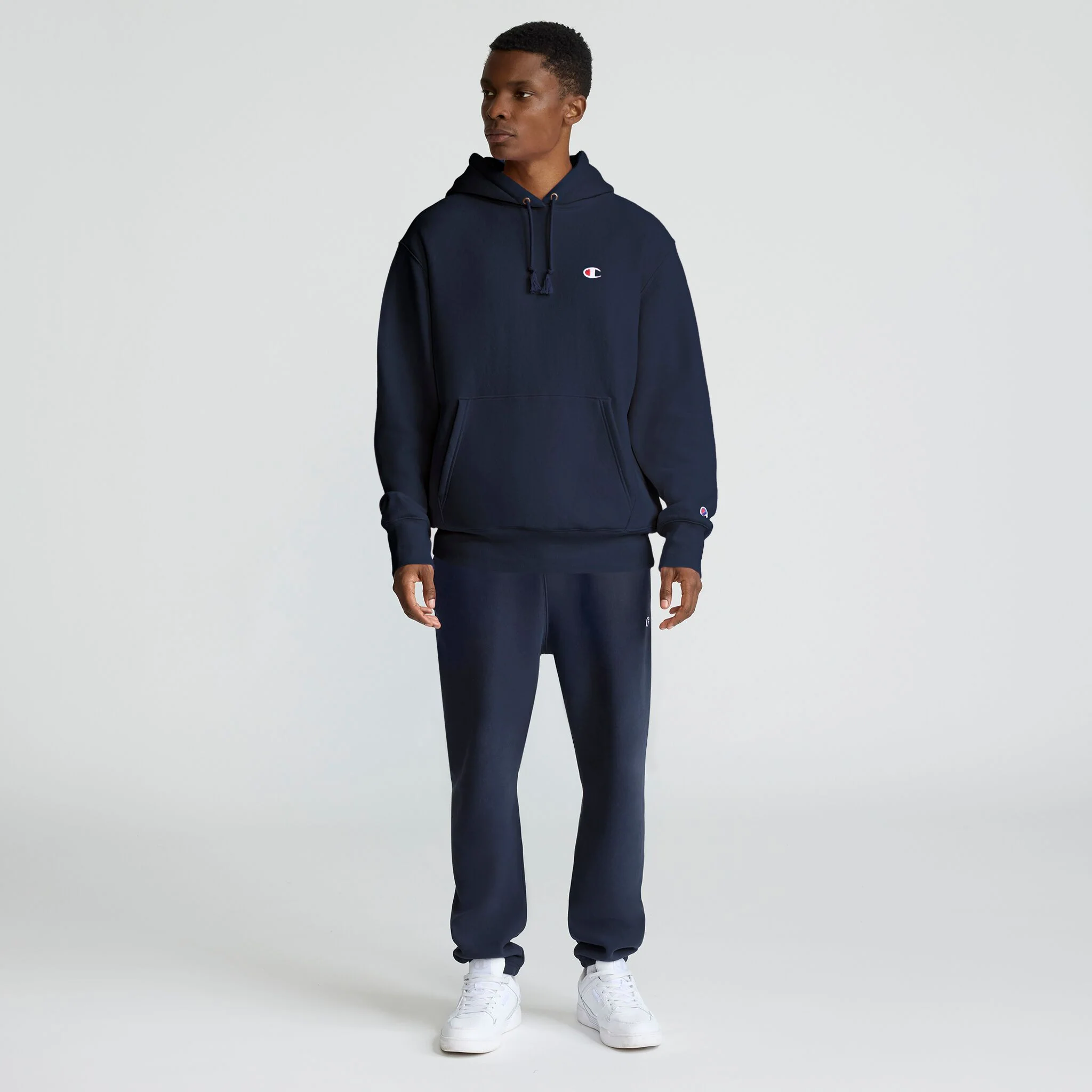 Reverse Weave Hoodie, C Logo - Image 5