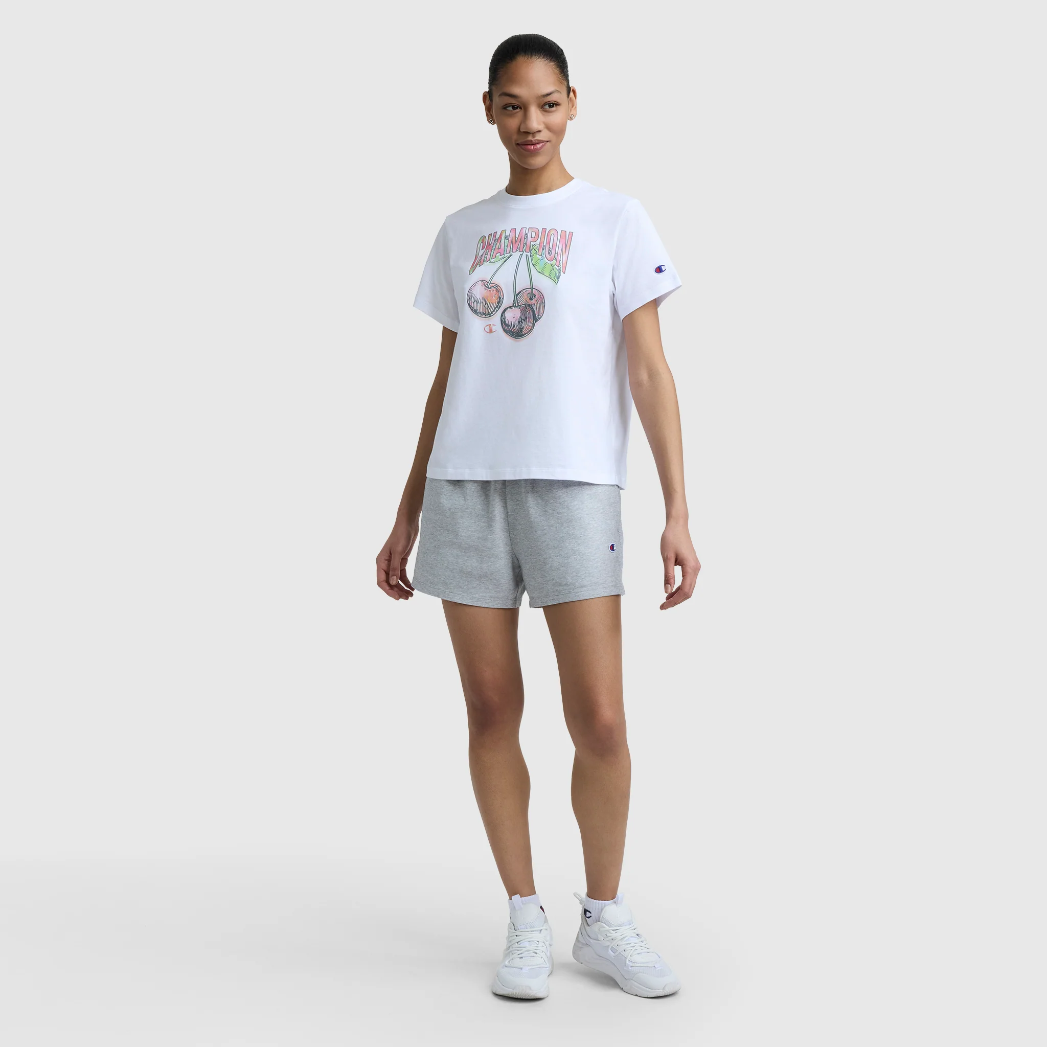 Cherry On Top Graphic T-Shirt, C Logo - Image 5