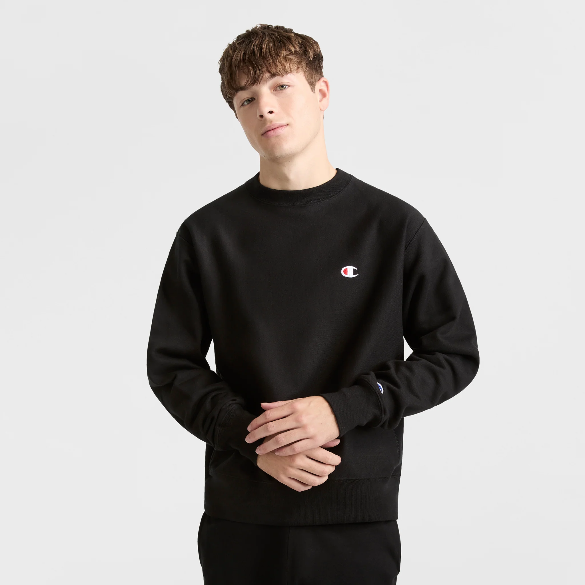 Reverse Weave Crewneck, Small C